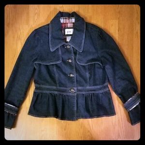 NWOT Live A Little Jean Jacket XL